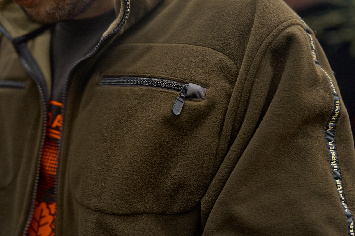 Kamko Fleece - Dark antique bronze/Willow green