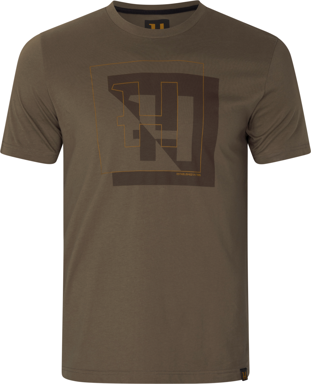 Härkila H-logo S/S T-shirt - Major brown