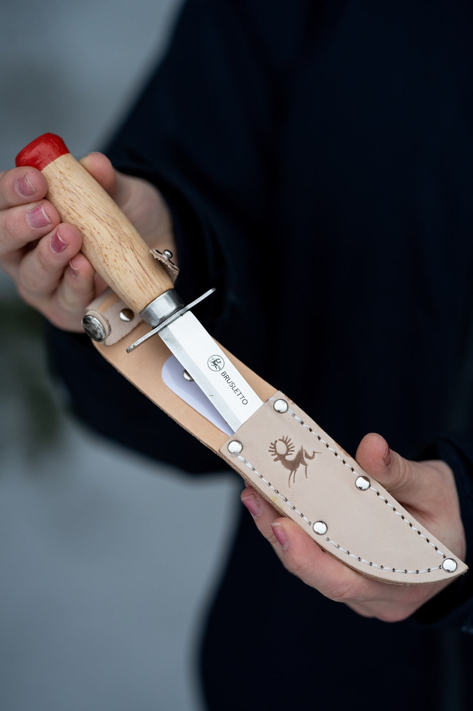 Kniv Speider butt tupp - Brusletto