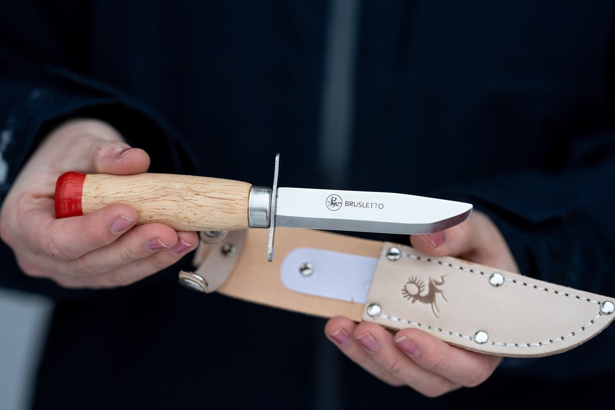 Kniv Speider butt tupp - Brusletto