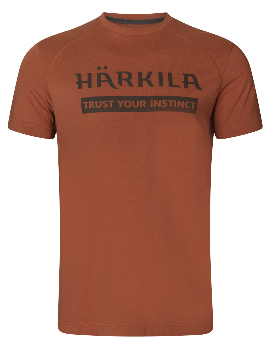 Härkila logo S/S t-shirt - Arabian spice - Härkila