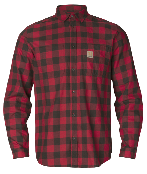 Härkila skandinavisk L/S-skjorte - Red check - Härkila