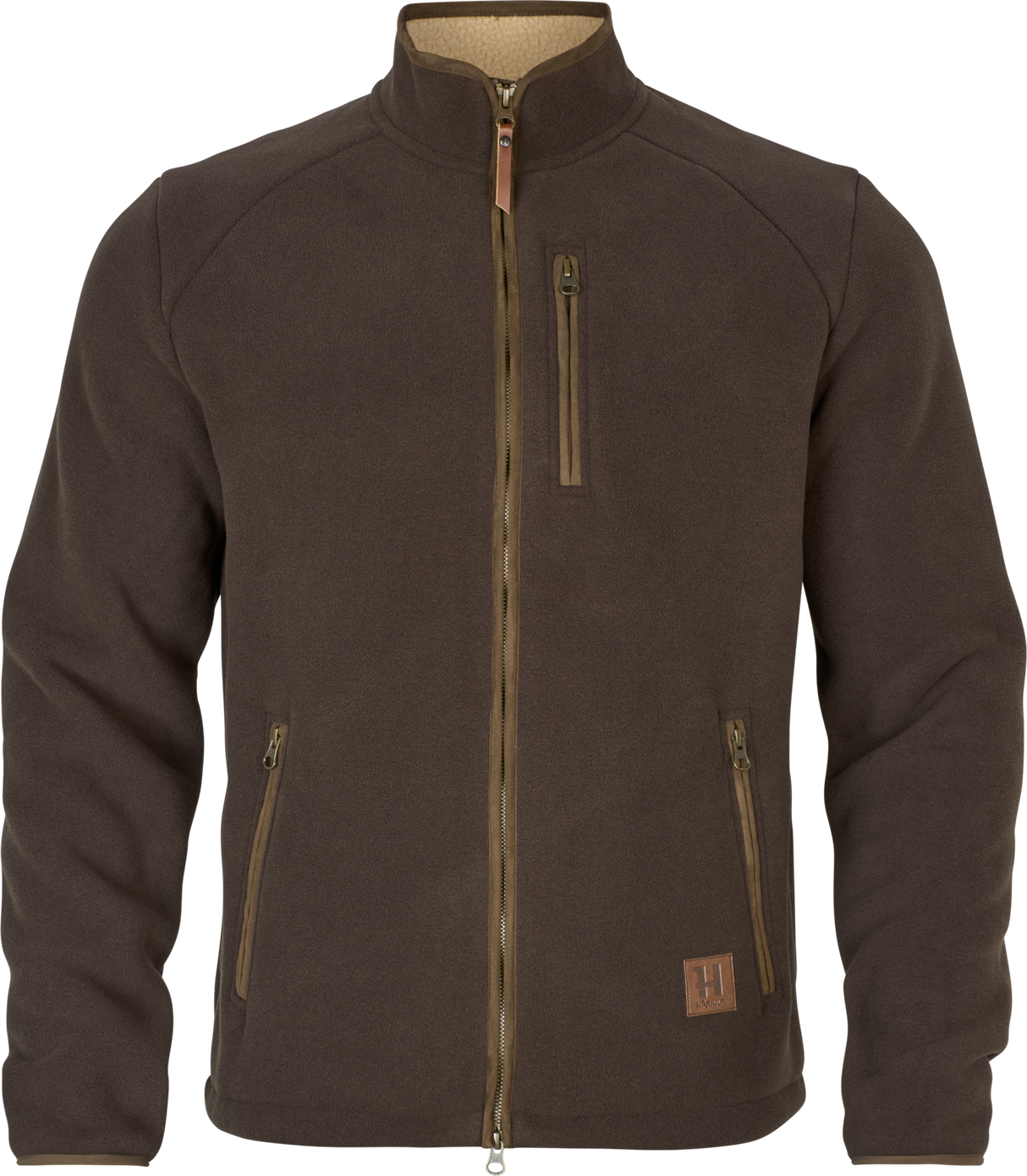Sandhem Sherpa Fleecejakke - Demitasse brown