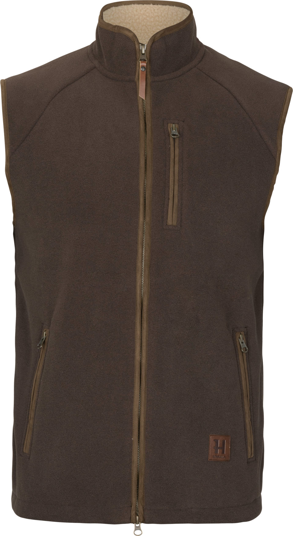Sandhem Sherpa Fleecevest - Demitasse brown