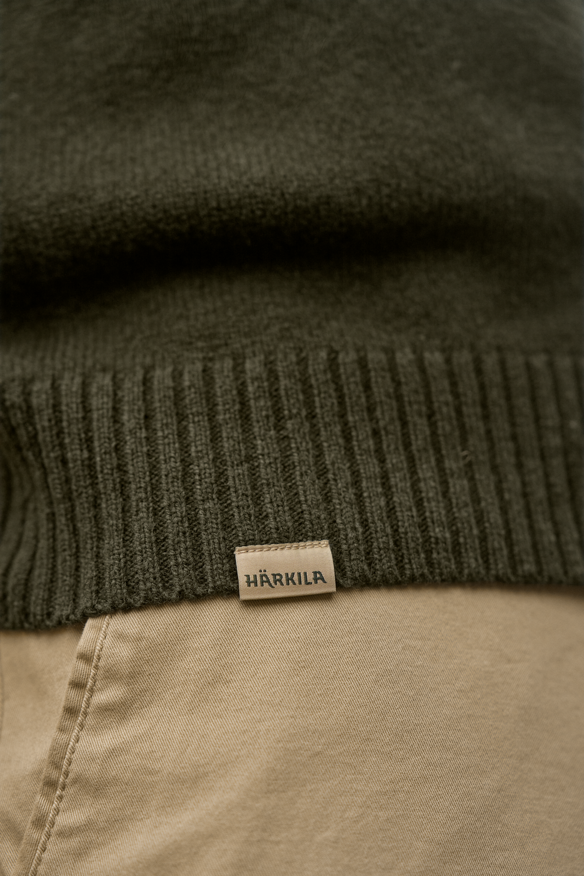Vincent Merino Half Zip Pullover - Rosin