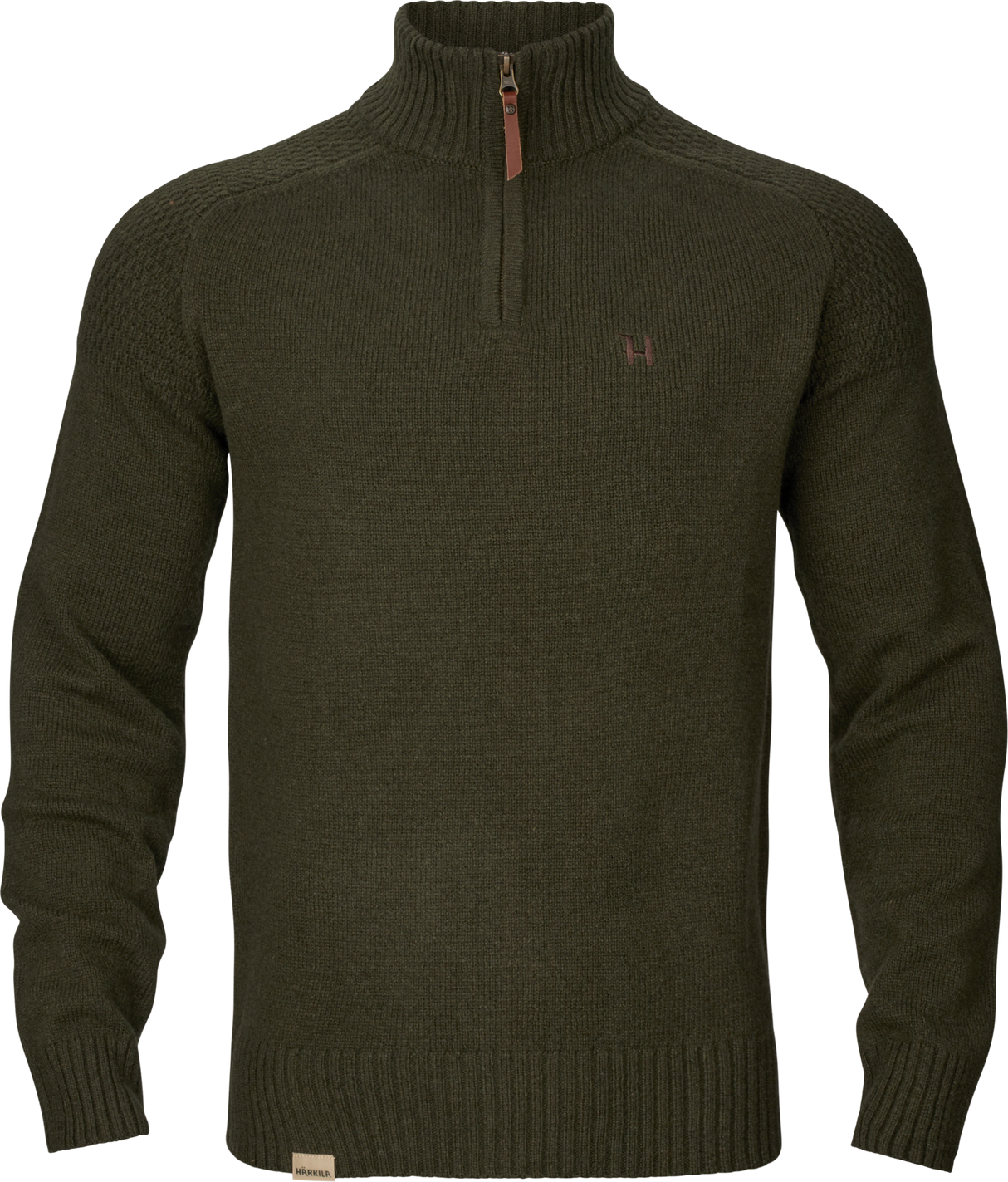 Vincent Merino Half Zip Pullover - Rosin