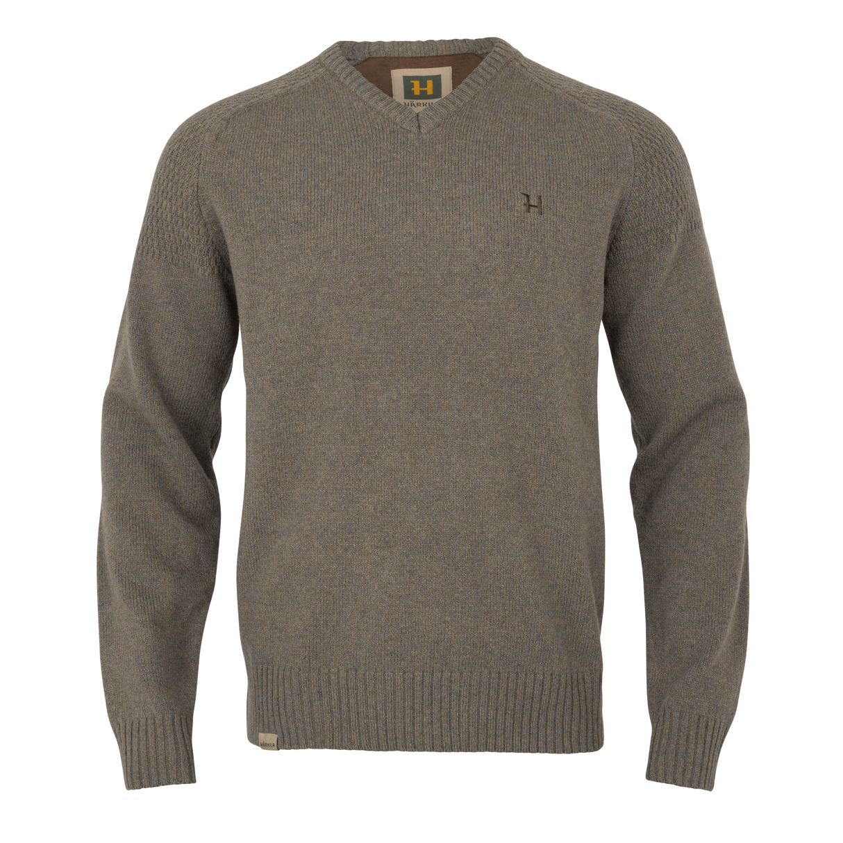 Vincent Merino V-Neck Pullover - Dark sand - Härkila