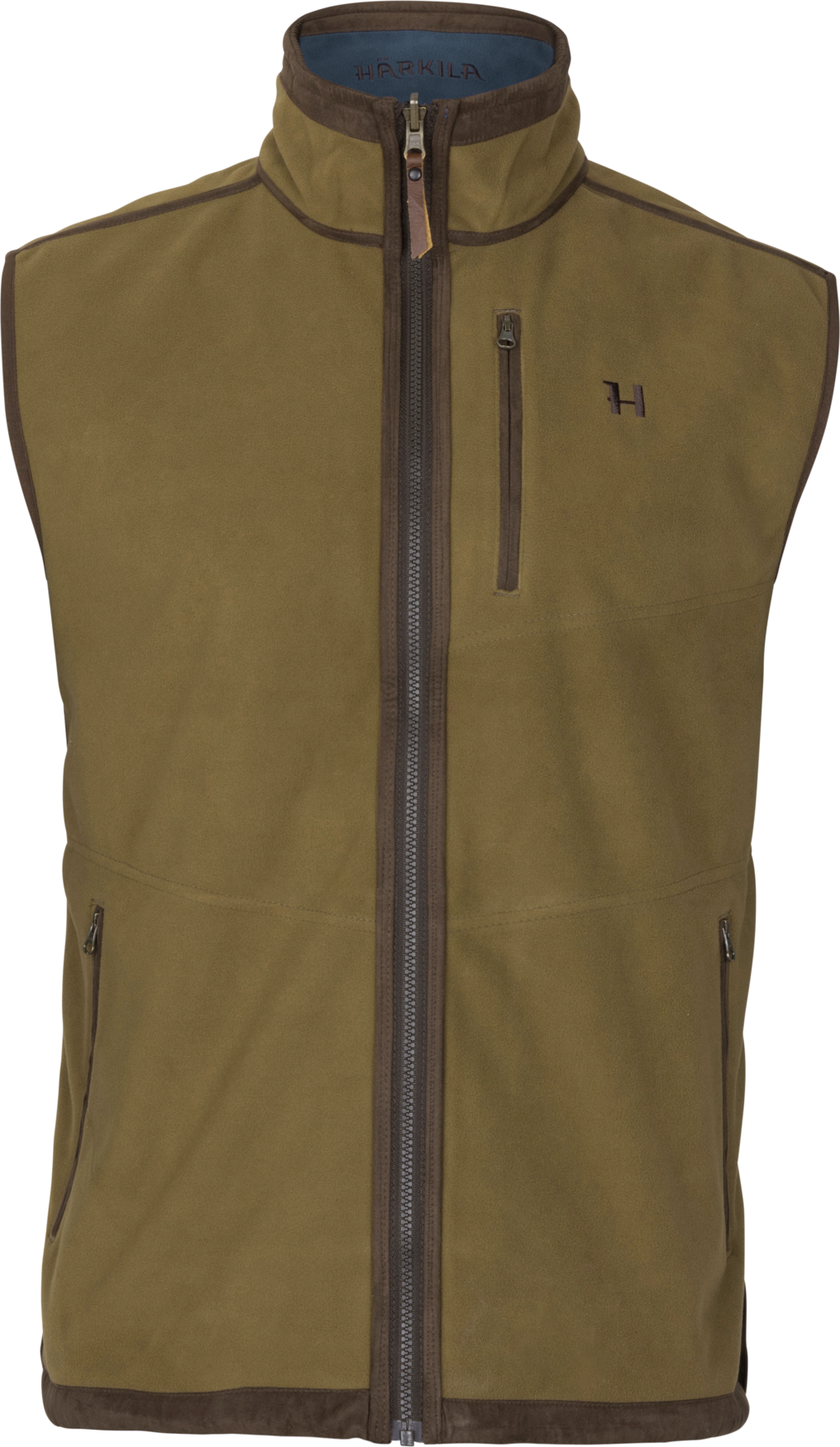 Kamko Estate WSP Reversible Vest - Dark olive/Sea blue