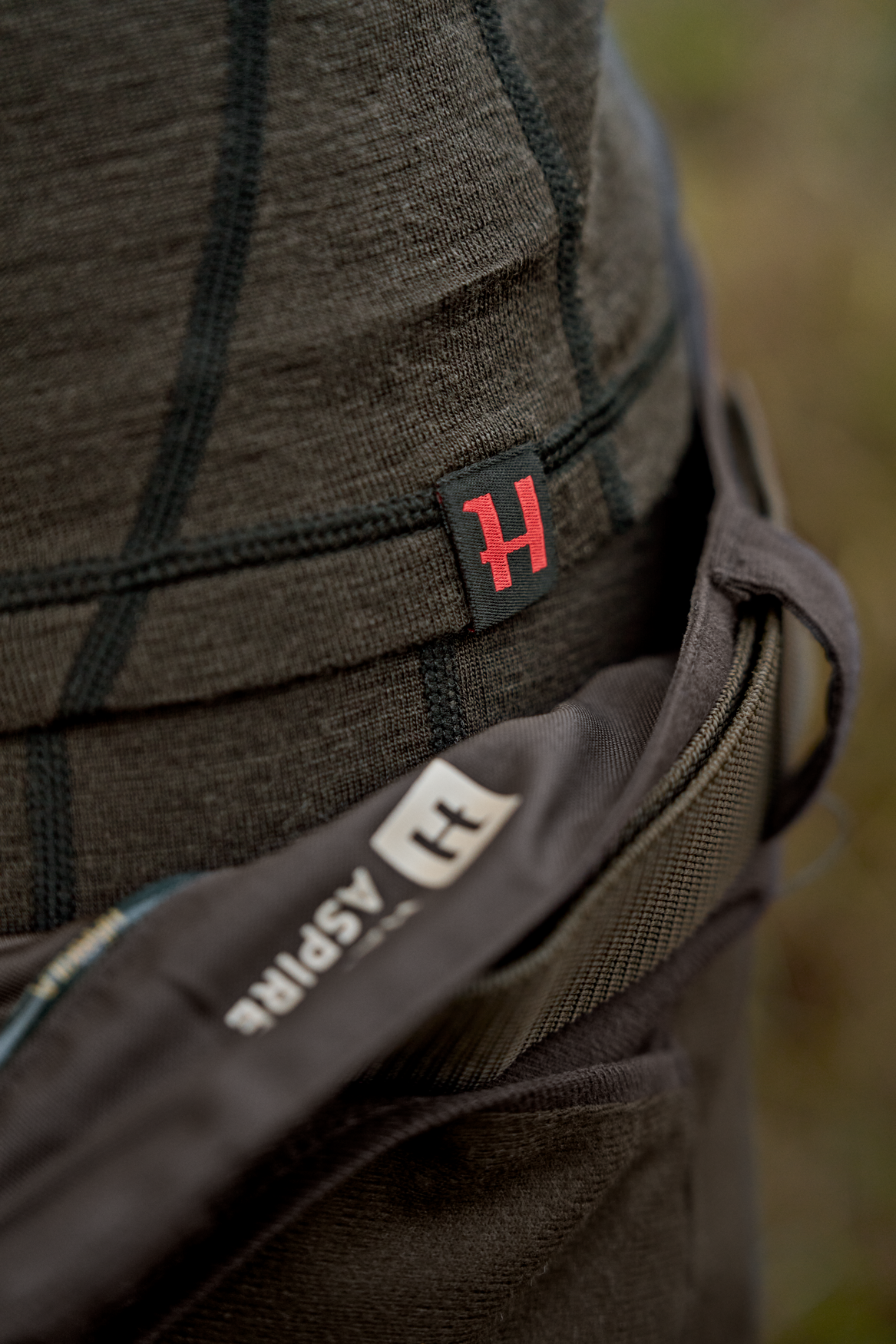 Härkila Aspire Base Layer-Sæt - Shadow brown