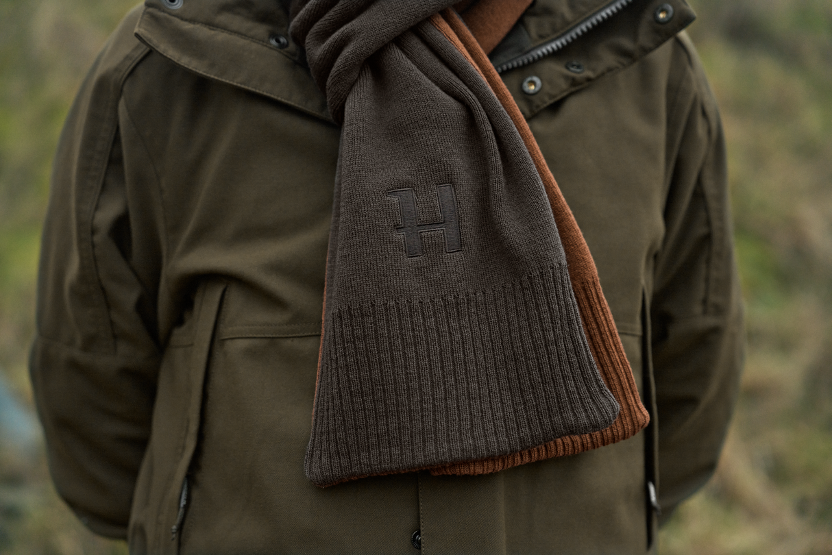 Härkila Reversible Tørklæde - Shadow brown/Rustique clay