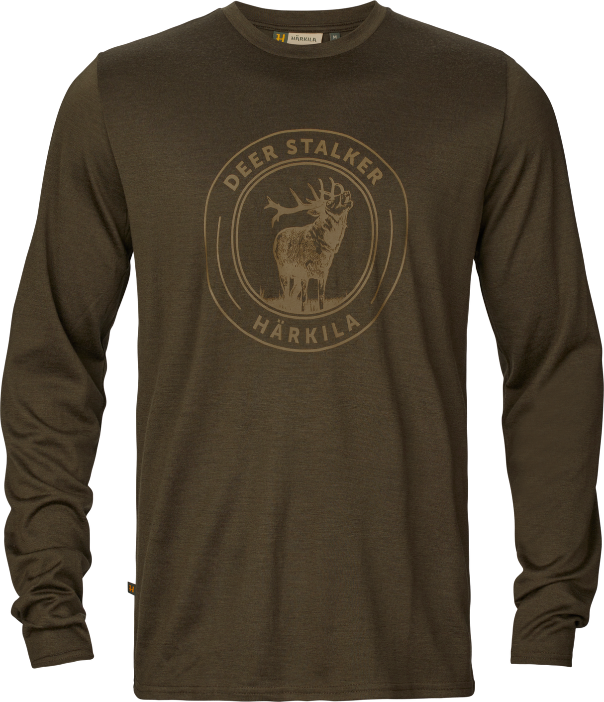 Härkila Game L/S T-Shirt - Willow green stag