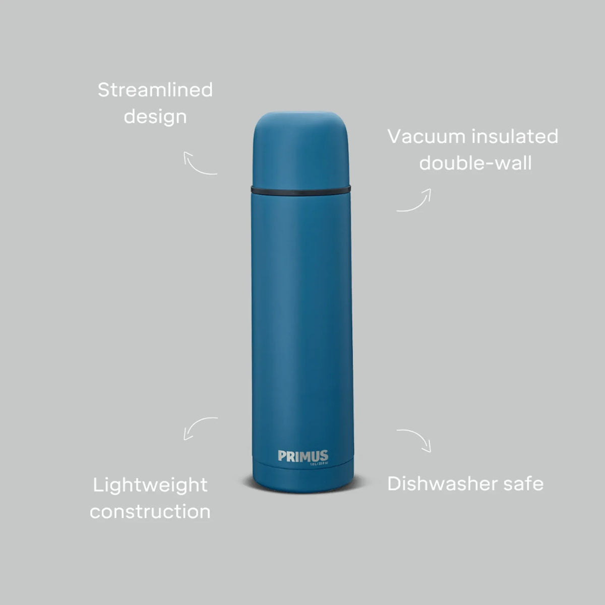 Classic Light Vacuum Bottle SUMMIT BLUE / 1.0 L - Primus