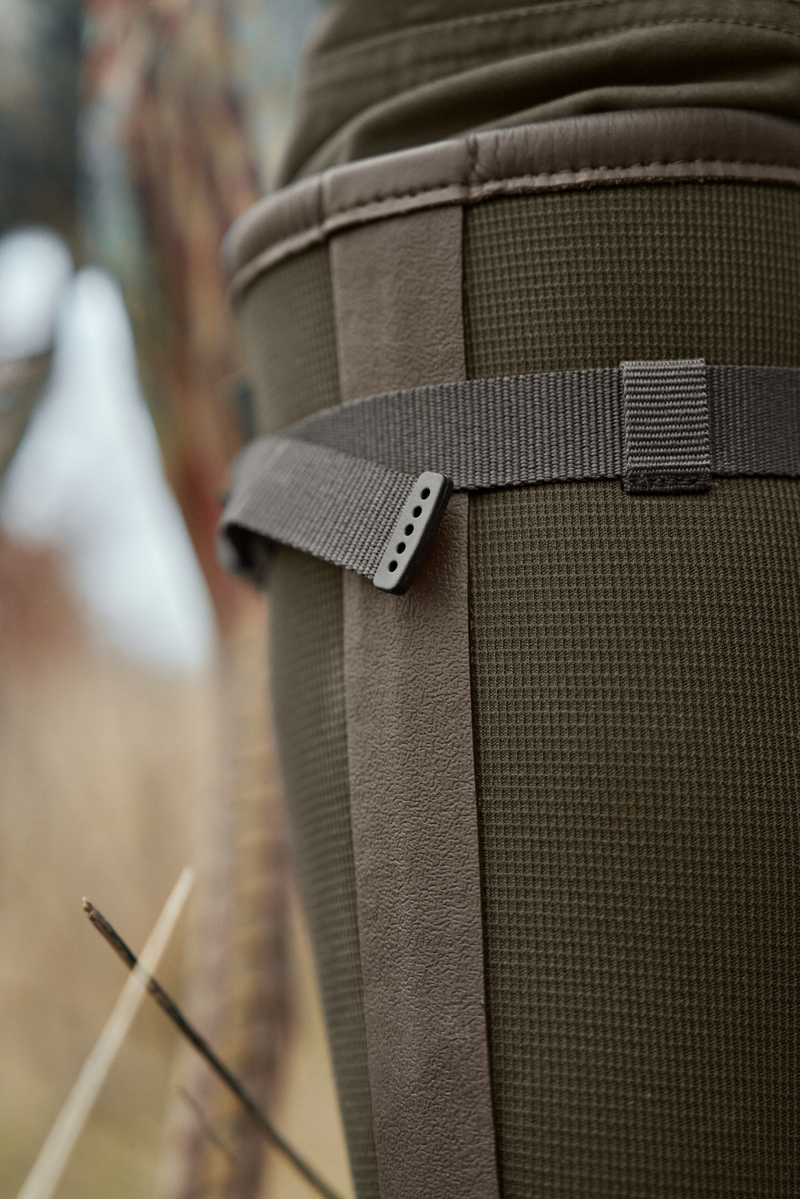 Forester Textile Gummistøvle - Willow green/Deep brown