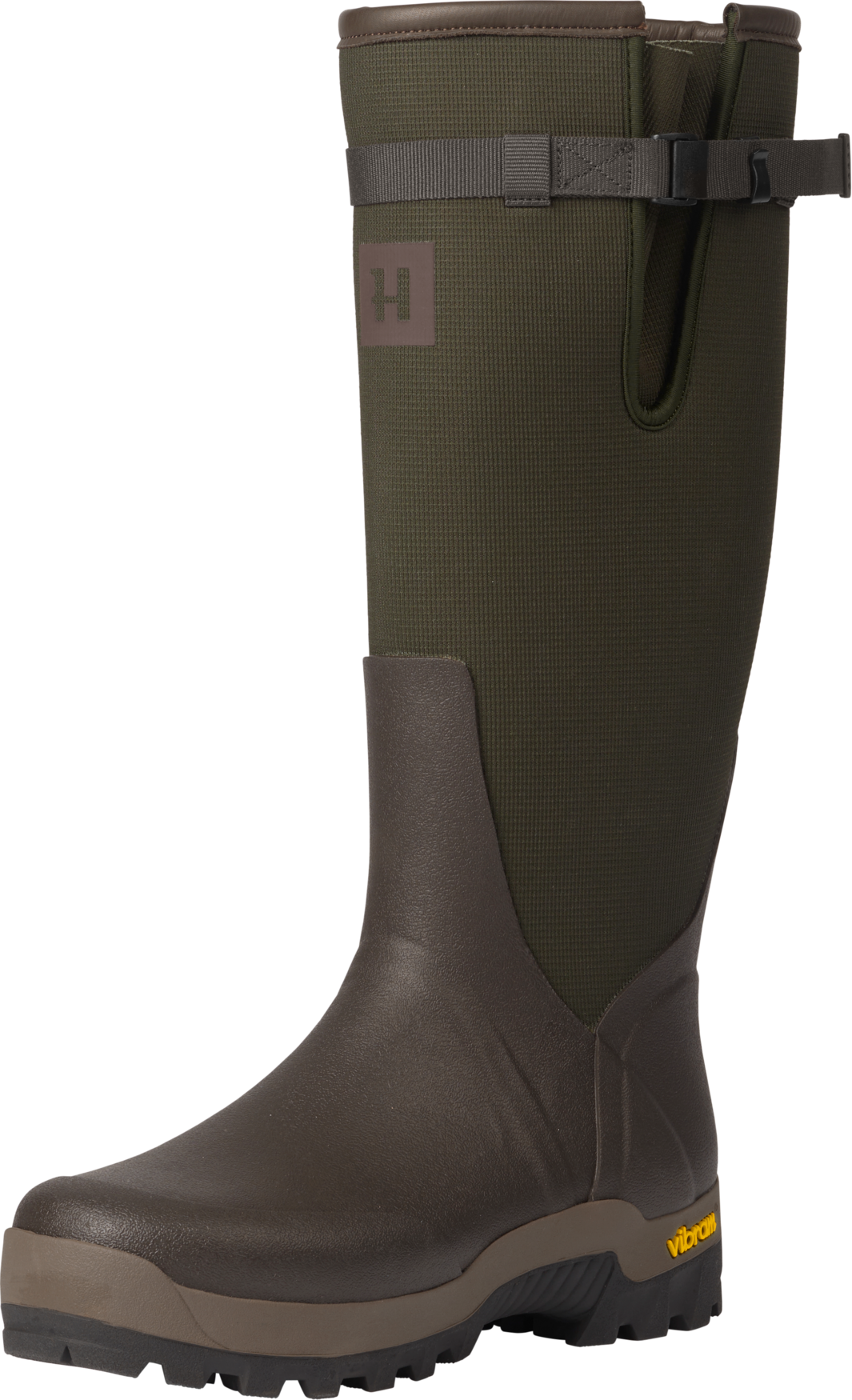 Forester Textile Gummistøvle - Willow green/Deep brown
