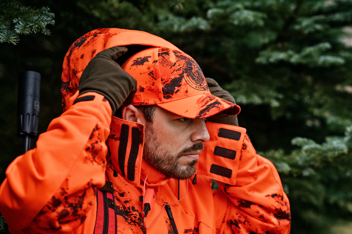 Wildboar Pro Blaze camo HWS isoleret jakke - AXIS MSP®CE orange - Härkila