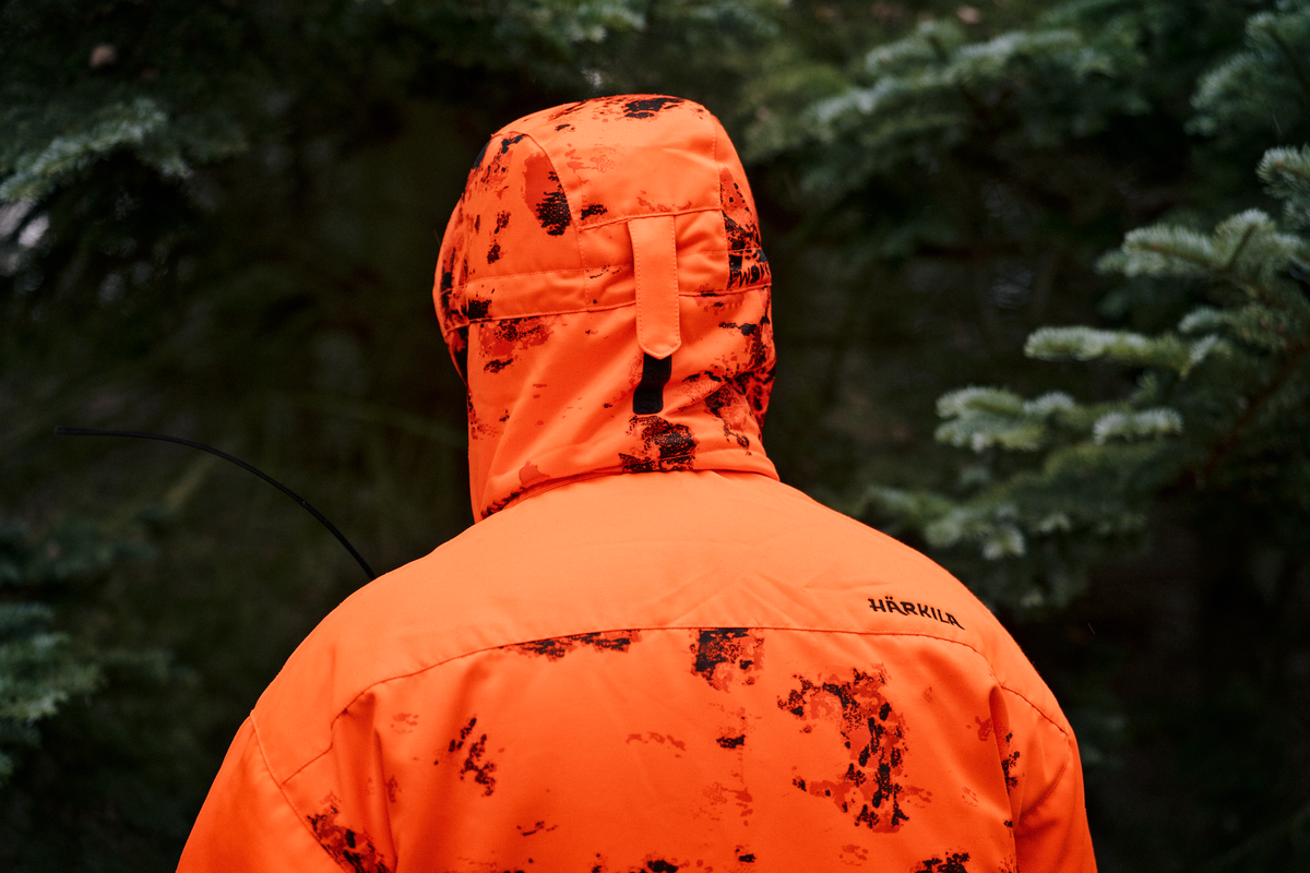 Wildboar Pro Blaze camo HWS isoleret jakke - AXIS MSP®CE orange - Härkila
