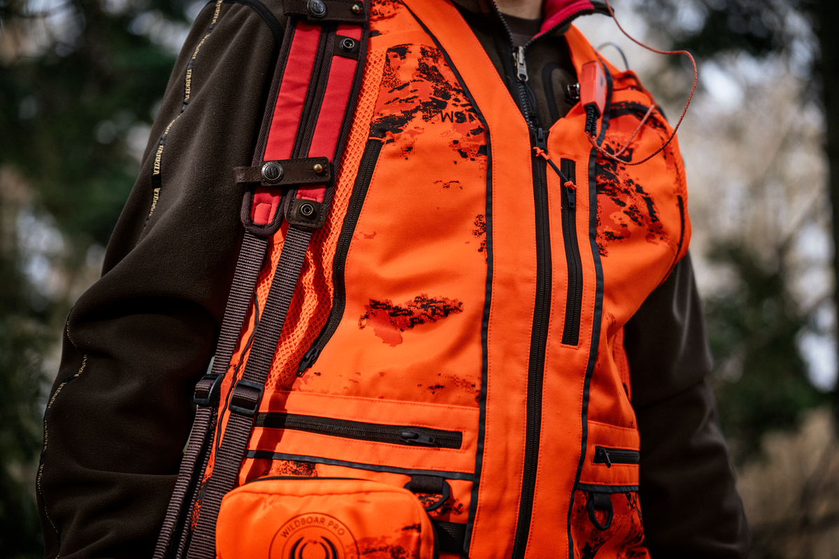 Wildboar Pro Blaze camo-vest - AXIS MSP®CE orange - Härkila