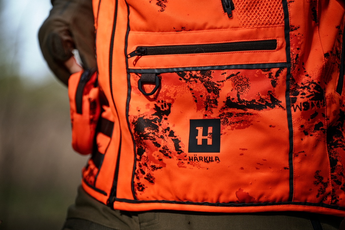 Wildboar Pro Blaze camo-vest - AXIS MSP®CE orange - Härkila
