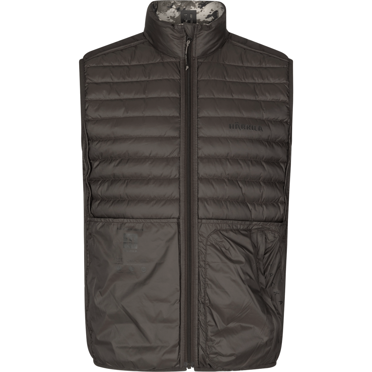 Mountain Hunter Expedition rev. Down waistcoat AXIS MSP®Mountain/Shadow brown - Härkila