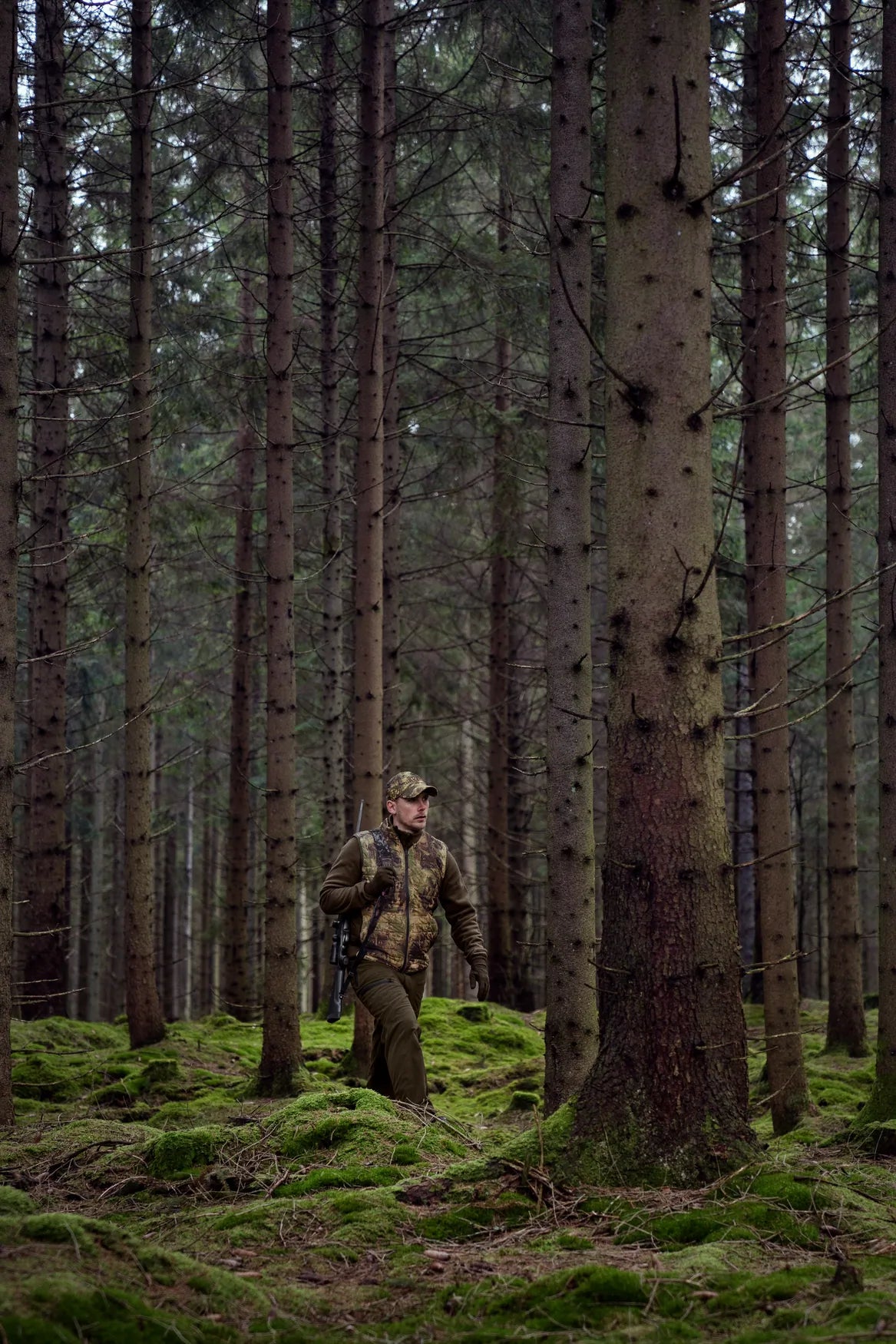 Deer Stalker - camo reversible packable waistcoat Willow green/AXIS MSP®Forest - Härkila