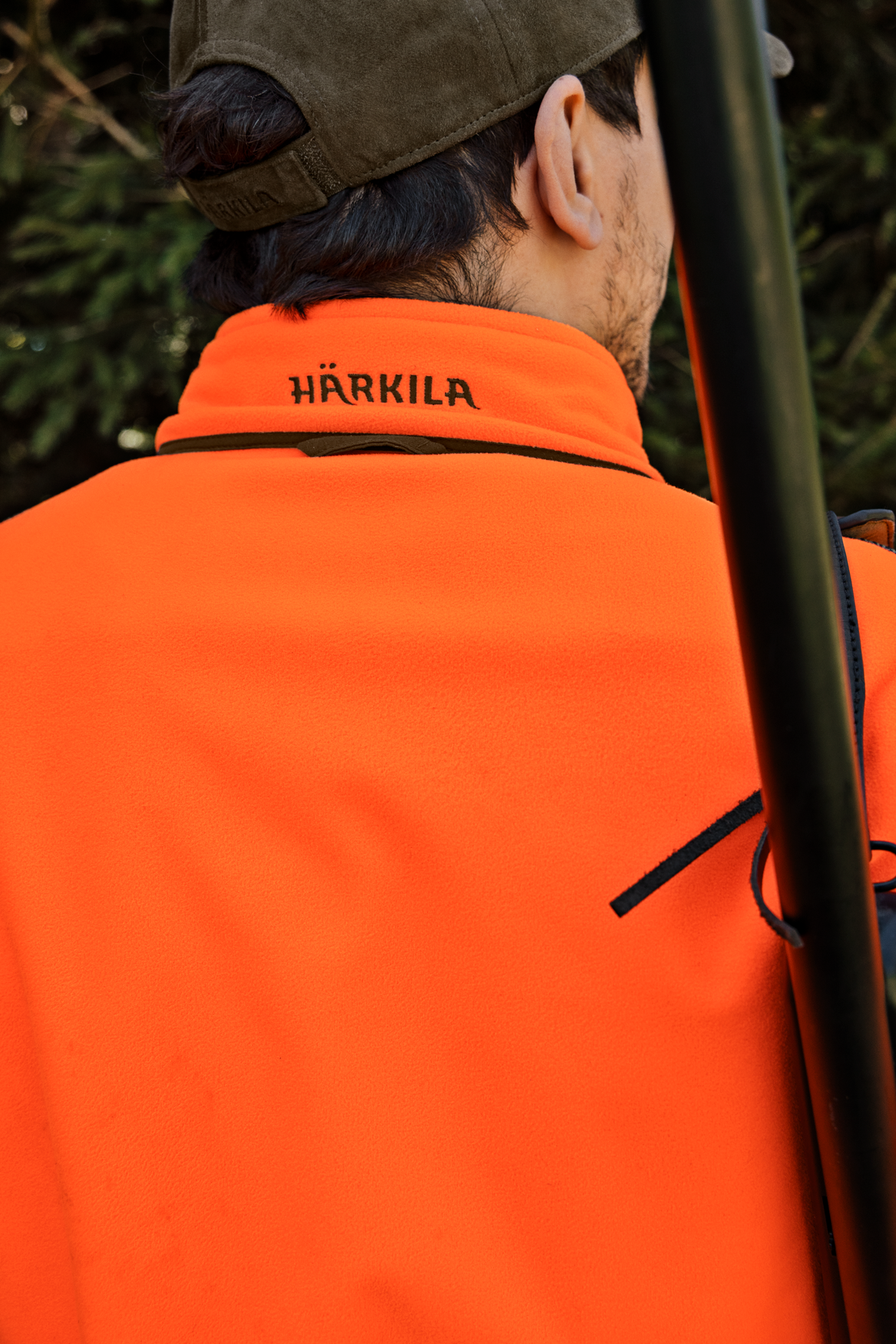 Kamko Blaze rev. fleece - Orange blaze/Willow green - Härkila