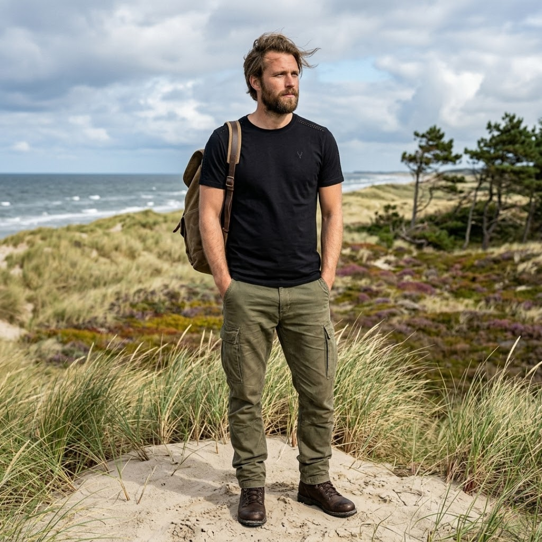 Supima T-shirt Sort European Hunter