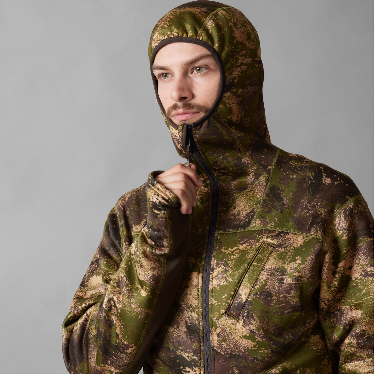 Deer Stalker - camo fleece hoodie AXIS MSP®Forest - Härkila