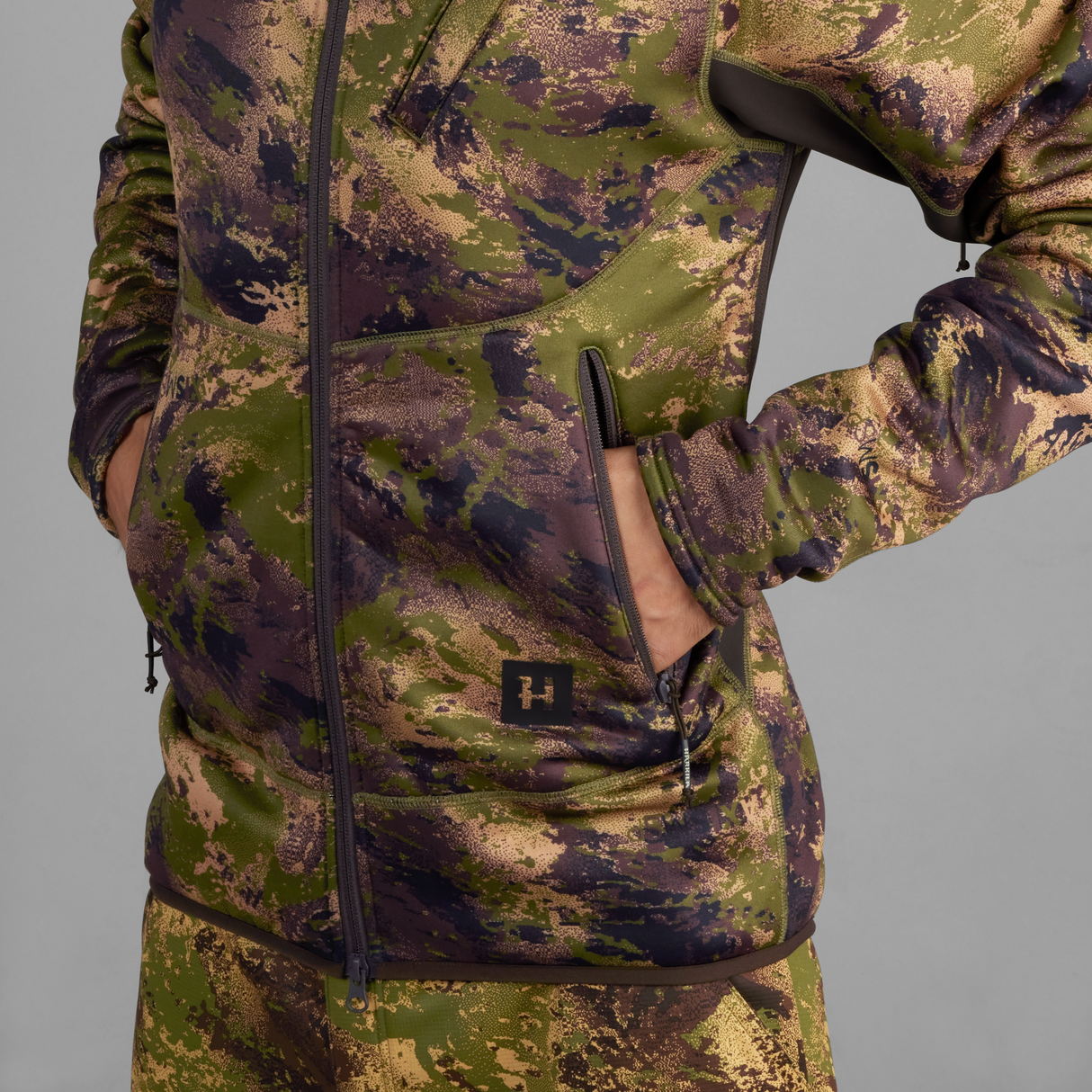Deer Stalker - camo fleece hoodie AXIS MSP®Forest - Härkila