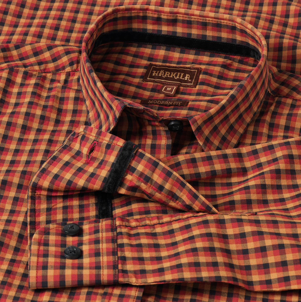 Selja Lady L/S Check skjorte - Red/Black check - Härkila
