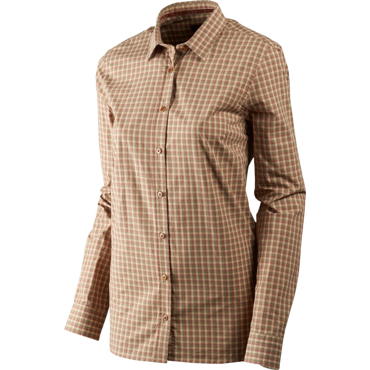 Selja Lady L/S Check skjorte - Moonlight rose check - Härkila