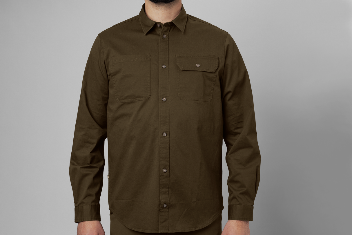 Trym L/S skjorte - Willow green - Härkila