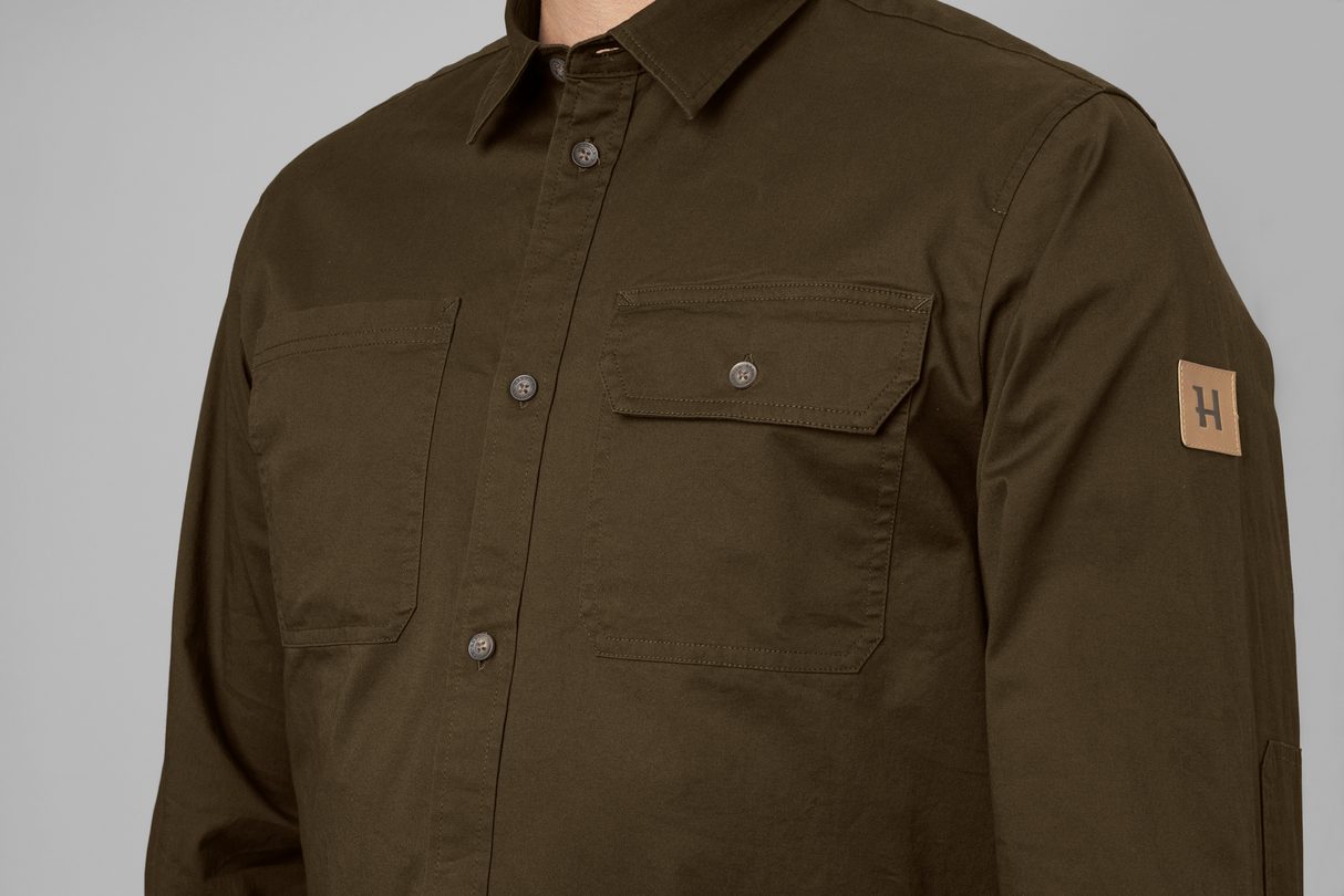 Trym L/S skjorte - Willow green - Härkila