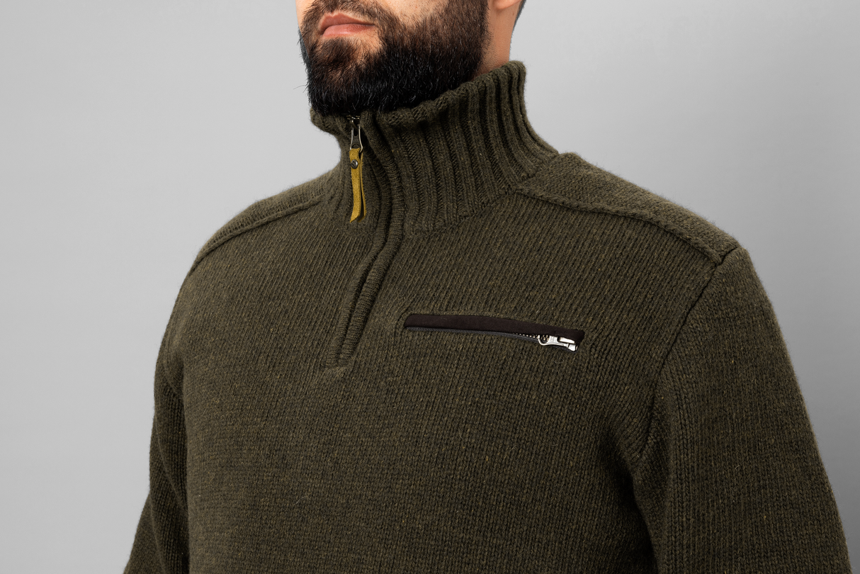 Annaboda 2.0 HSP knit pullover - Willow green - Härkila