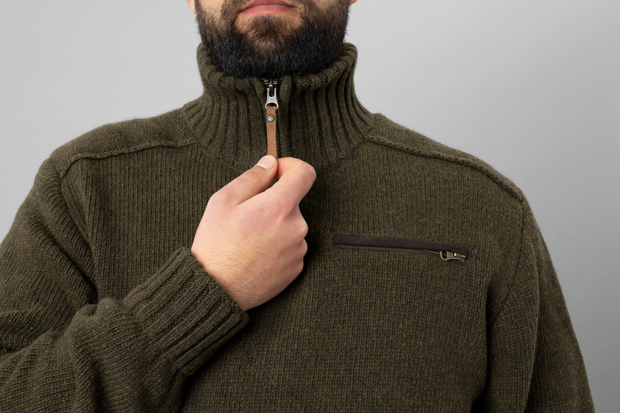 Annaboda 2.0 HSP knit pullover - Willow green - Härkila