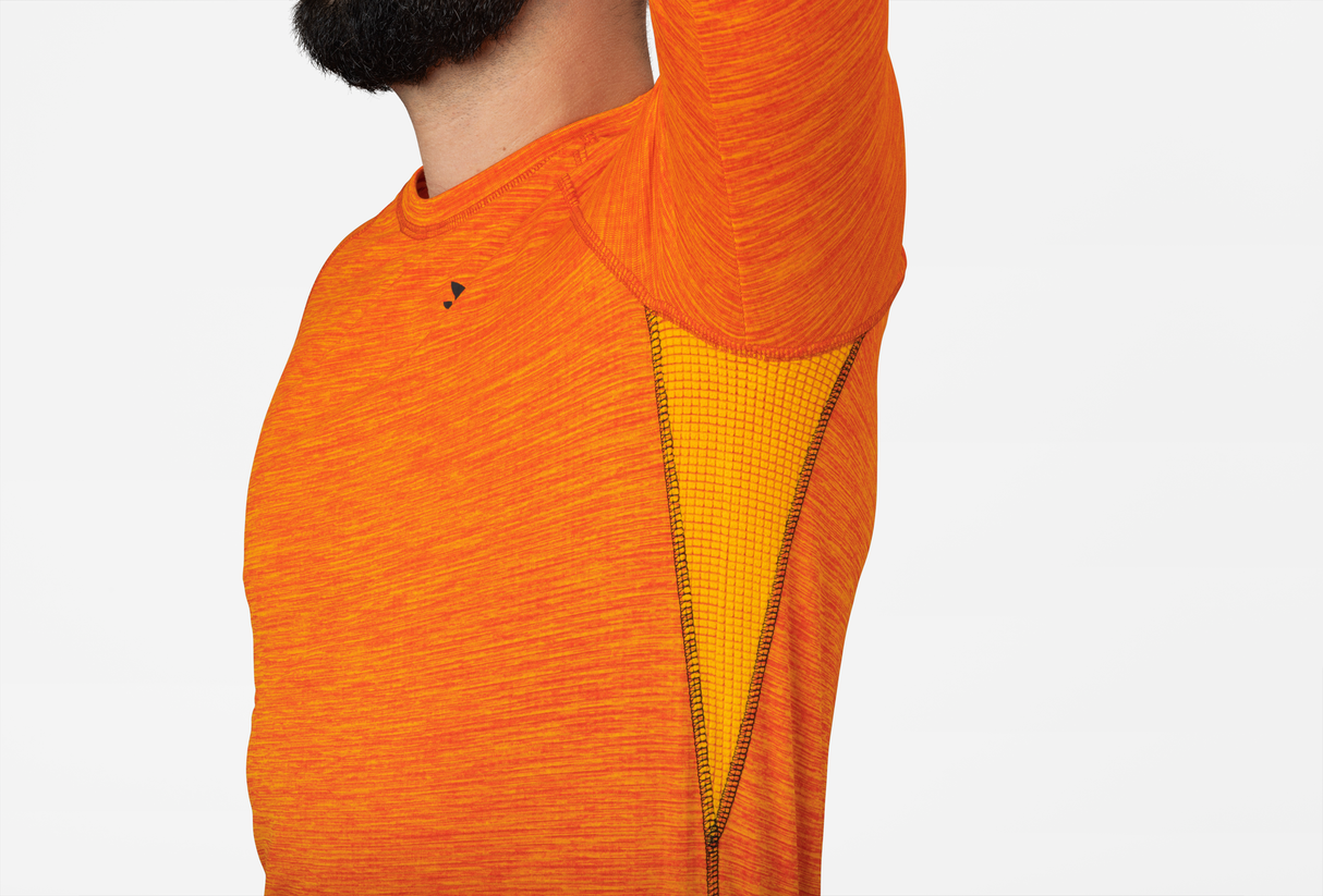 Active L/S T-shirt - Hi-vis orange - Seeland