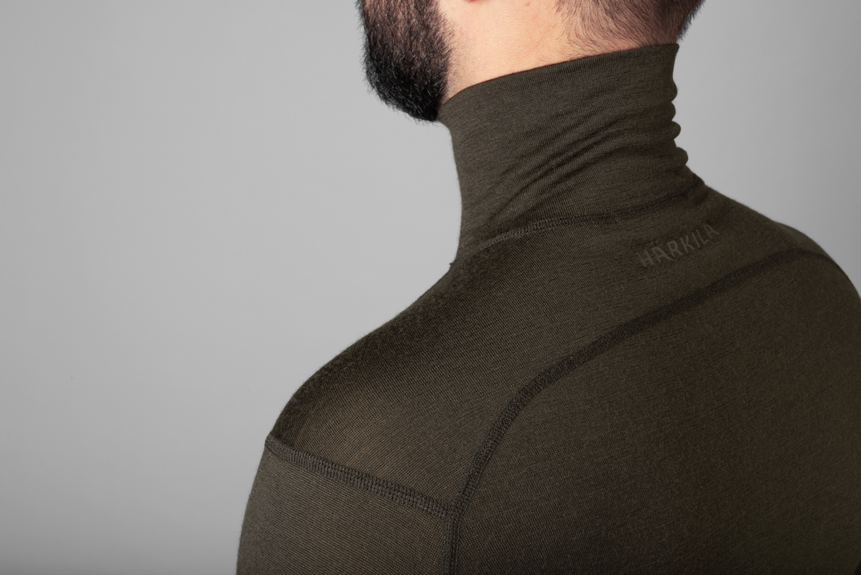 Härkila Base All Season half zip Shadow brown - Härkila