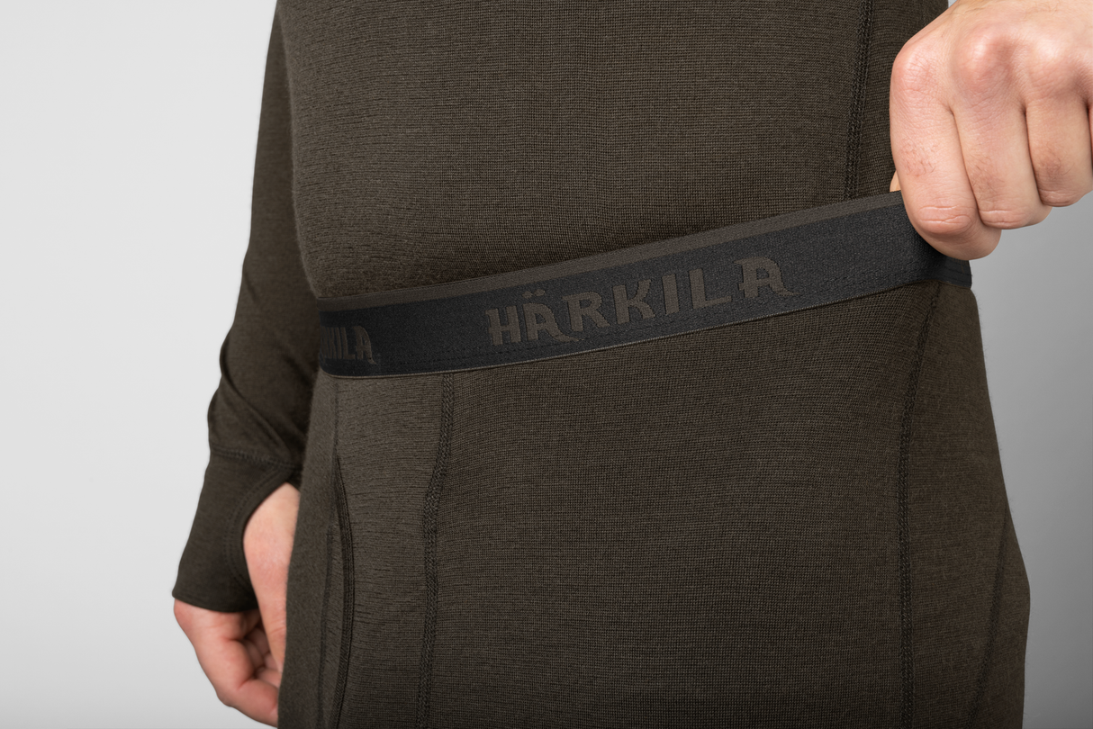 Härkila Base All Season long johns Shadow brown - Härkila