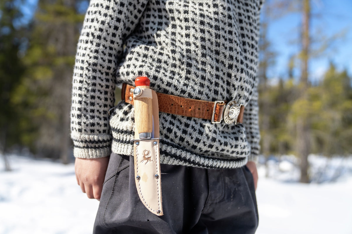 Kniv Speider butt tupp - Brusletto