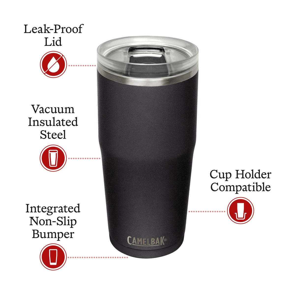 Thrive Tumbler, VSS 20oz - Camelbak - BLACK