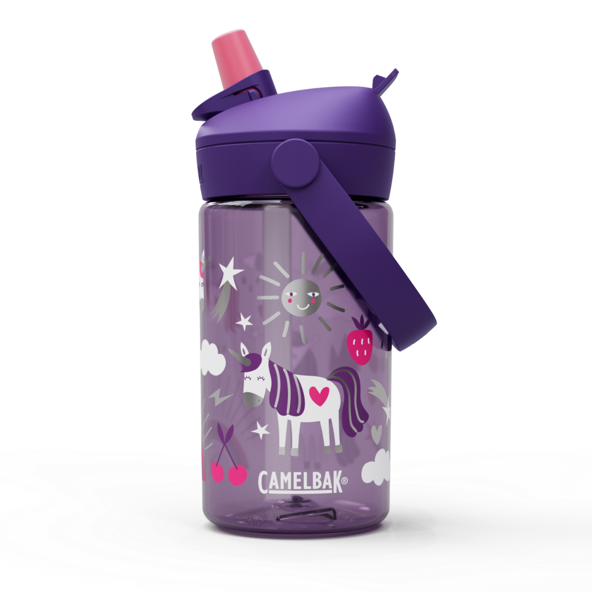 Thrive Flip Straw Kids 14oz - Camelbak - Unicorn Party