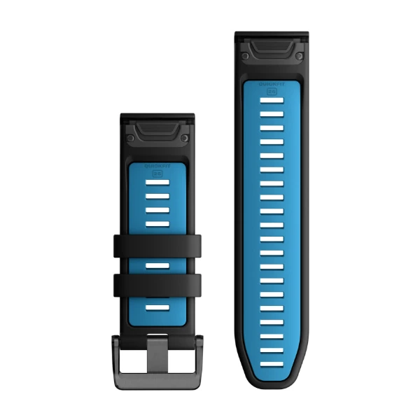 QuickFit® 26 urremme, Sort/Cirrus Blue silikone 3