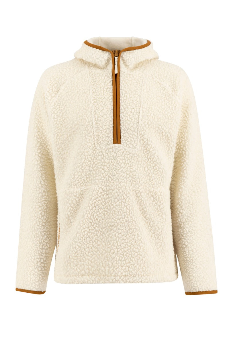 Re Orbit Hooded Half Zip Wool Pile - Ulvang