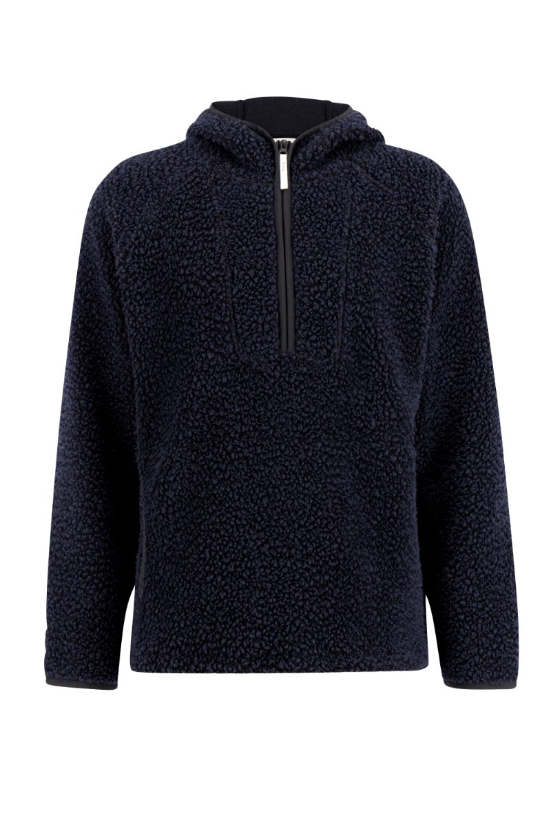 Re Orbit Hooded Half Zip Wool Pile - Ulvang