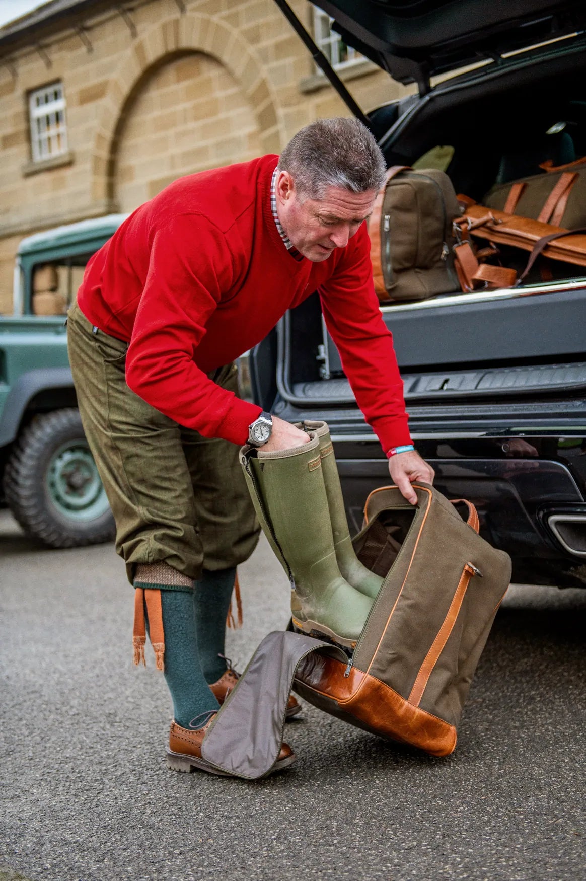 Retrieve boot bag Warm olive - Härkila