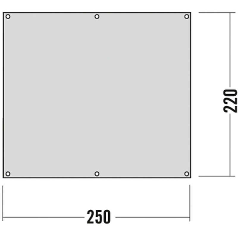 Zeltunterl. 250 x 220cm - Tatonka