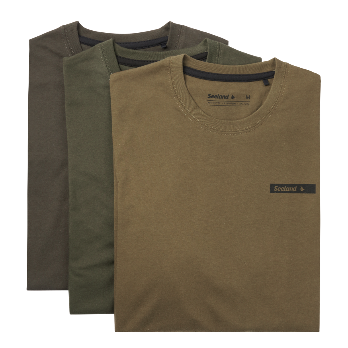 3Pack Tshirt - Pine Green/Military Olive/Grape Leaf
