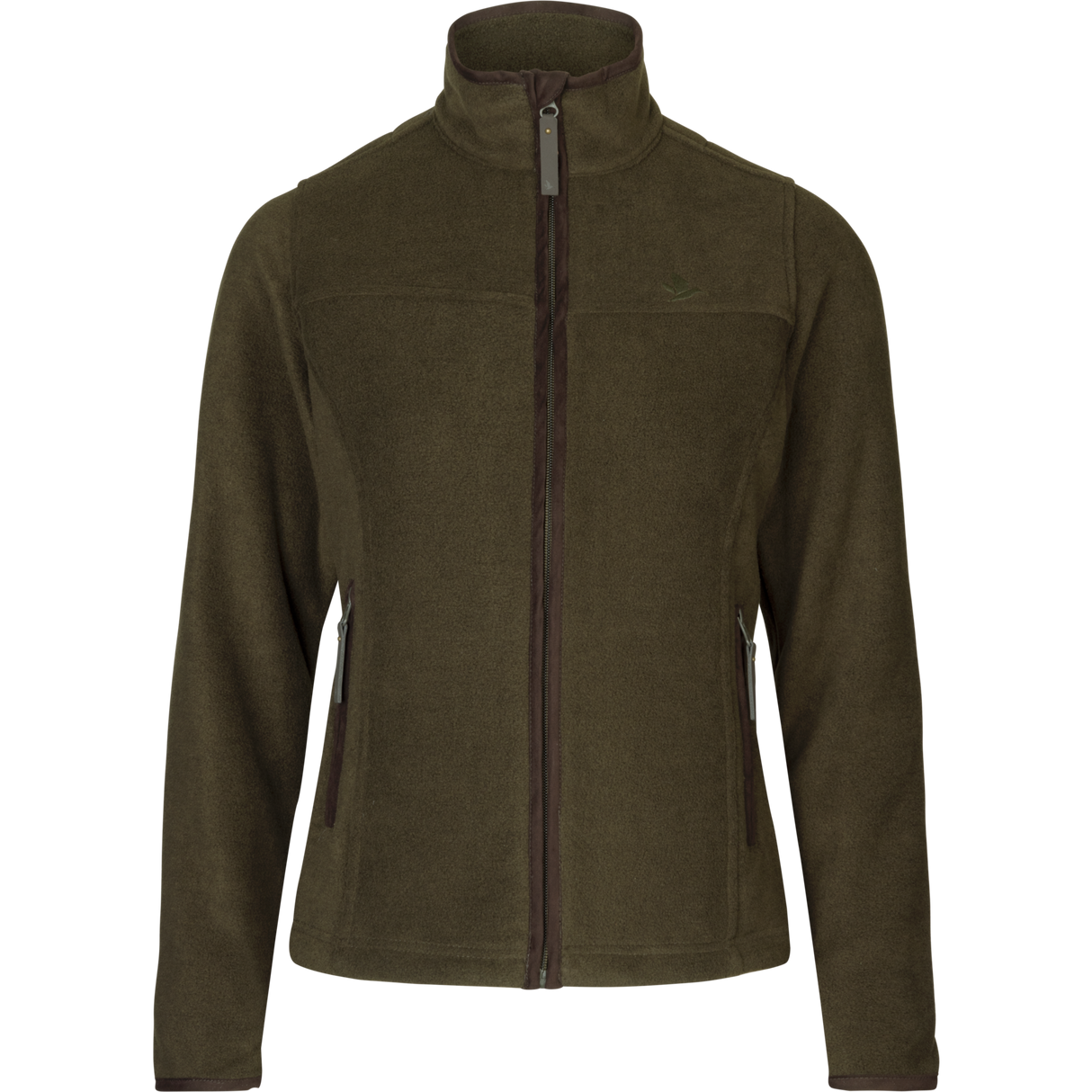 Woodcock Ivy Fleece Jakke - Pine green melange - Seeland