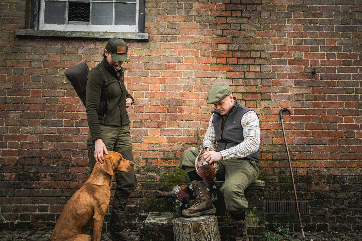 Woodcock Ivy Fleece Jakke - Pine green melange - Seeland