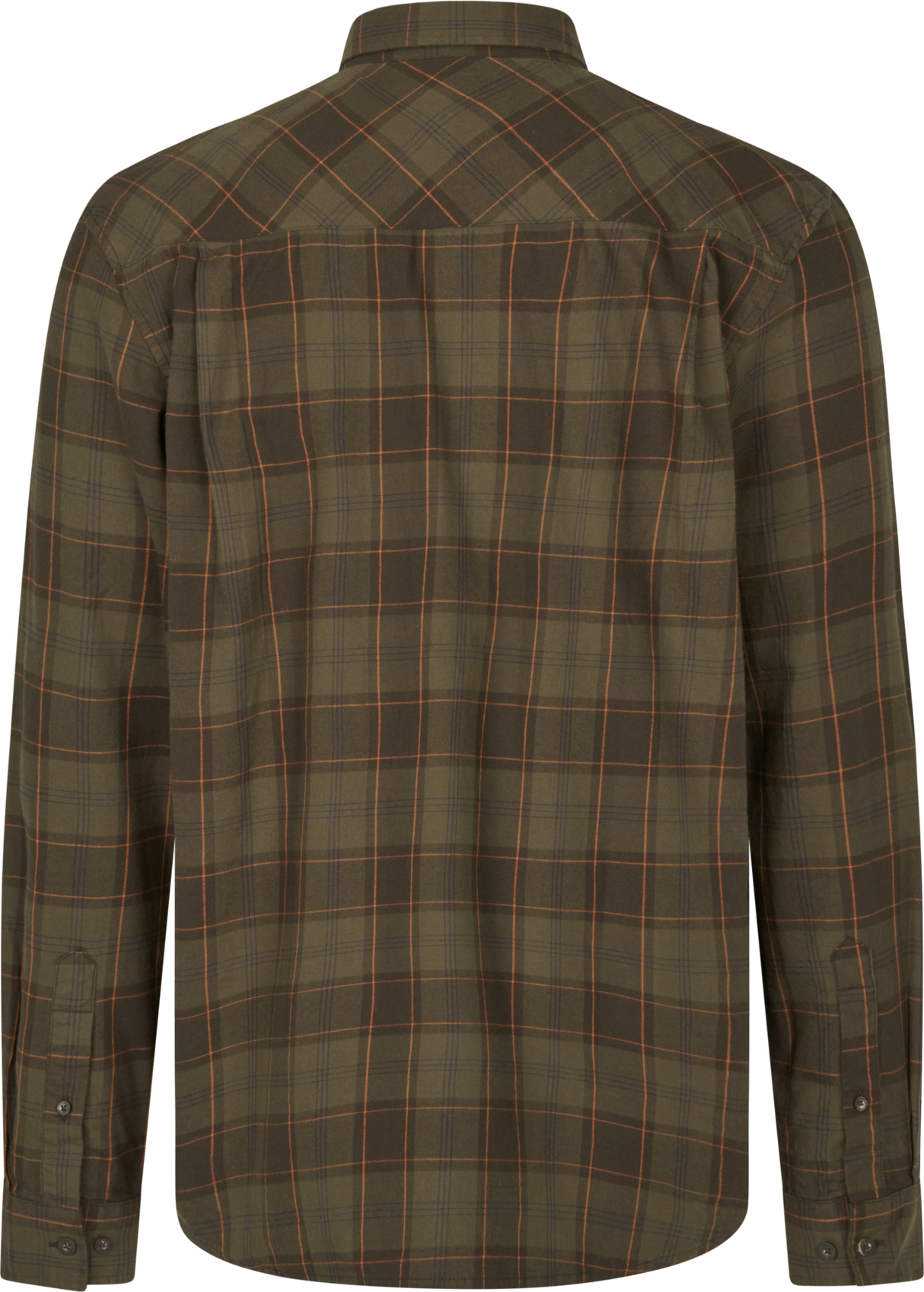 Glen Flannel Skjorte - Pine Green/Dark Navy Check