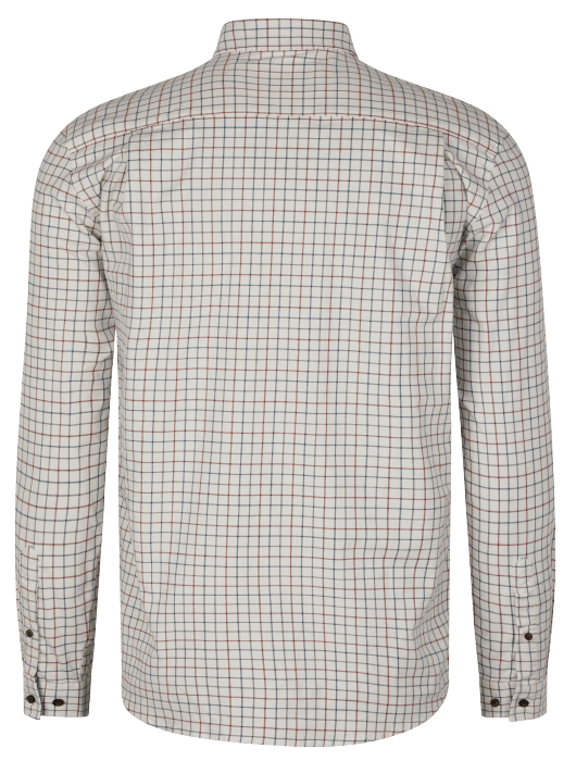 Oxford Shooting Skjorte - Grape Leaf/Terracotta Check - Seeland